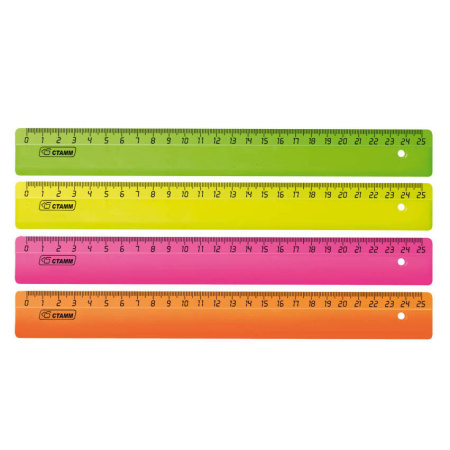 линейка-25см-пластик